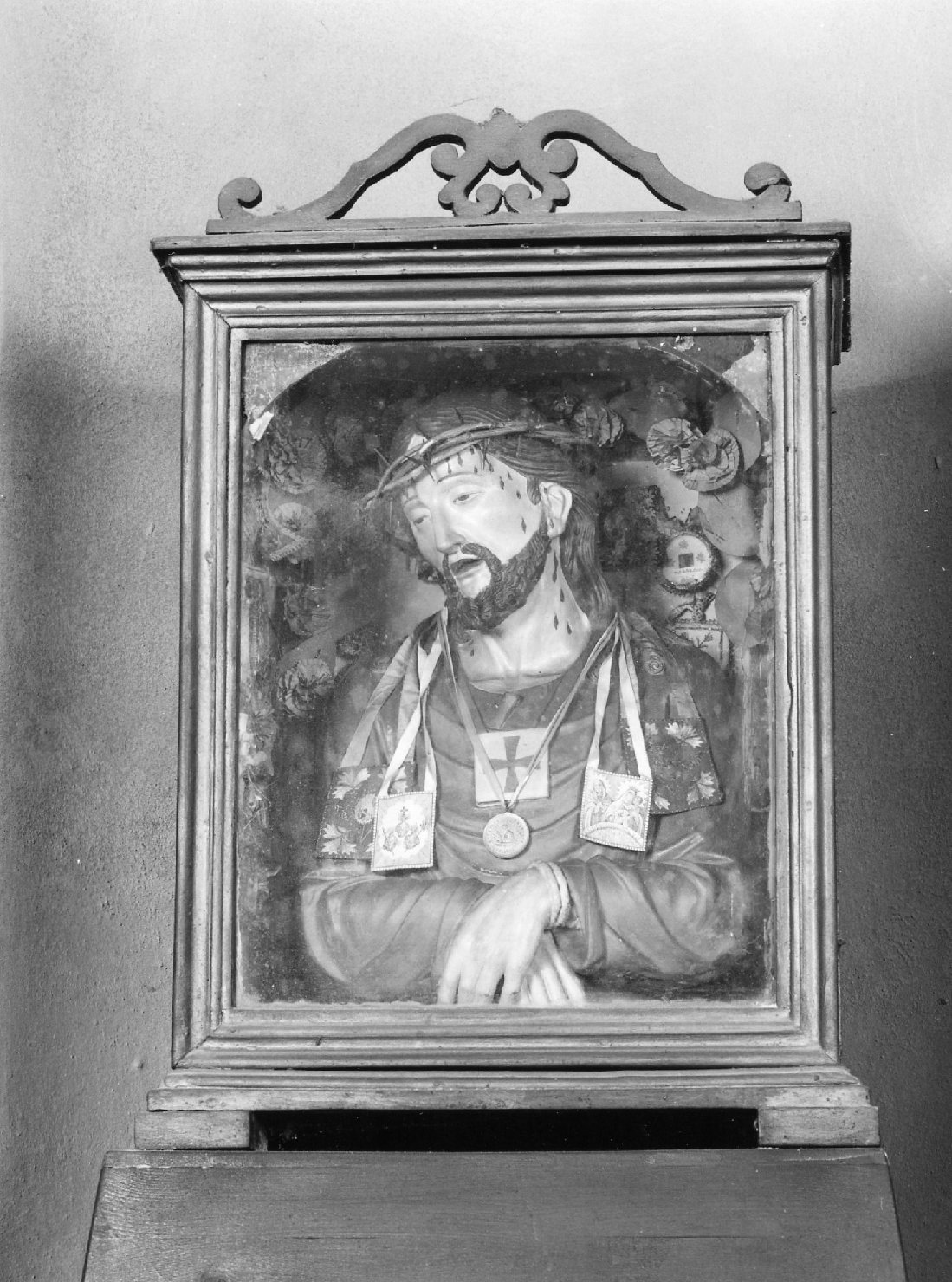 Ecce Homo (busto) di Filicori Giovanni (attribuito) (metà sec. XIX)