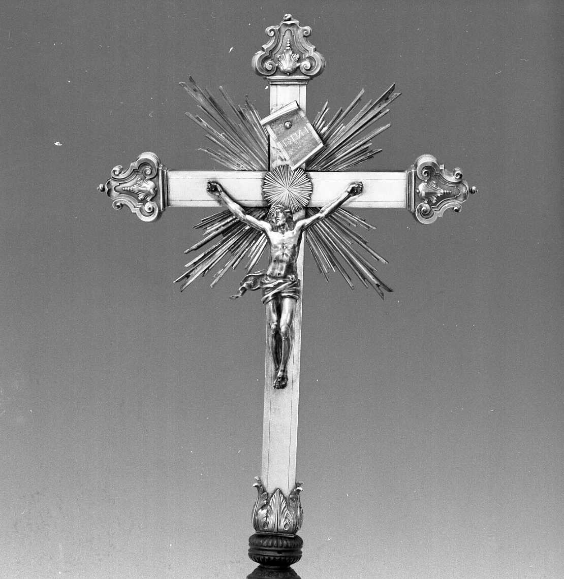 croce processionale di Boroni Bartolomeo (sec. XVIII)