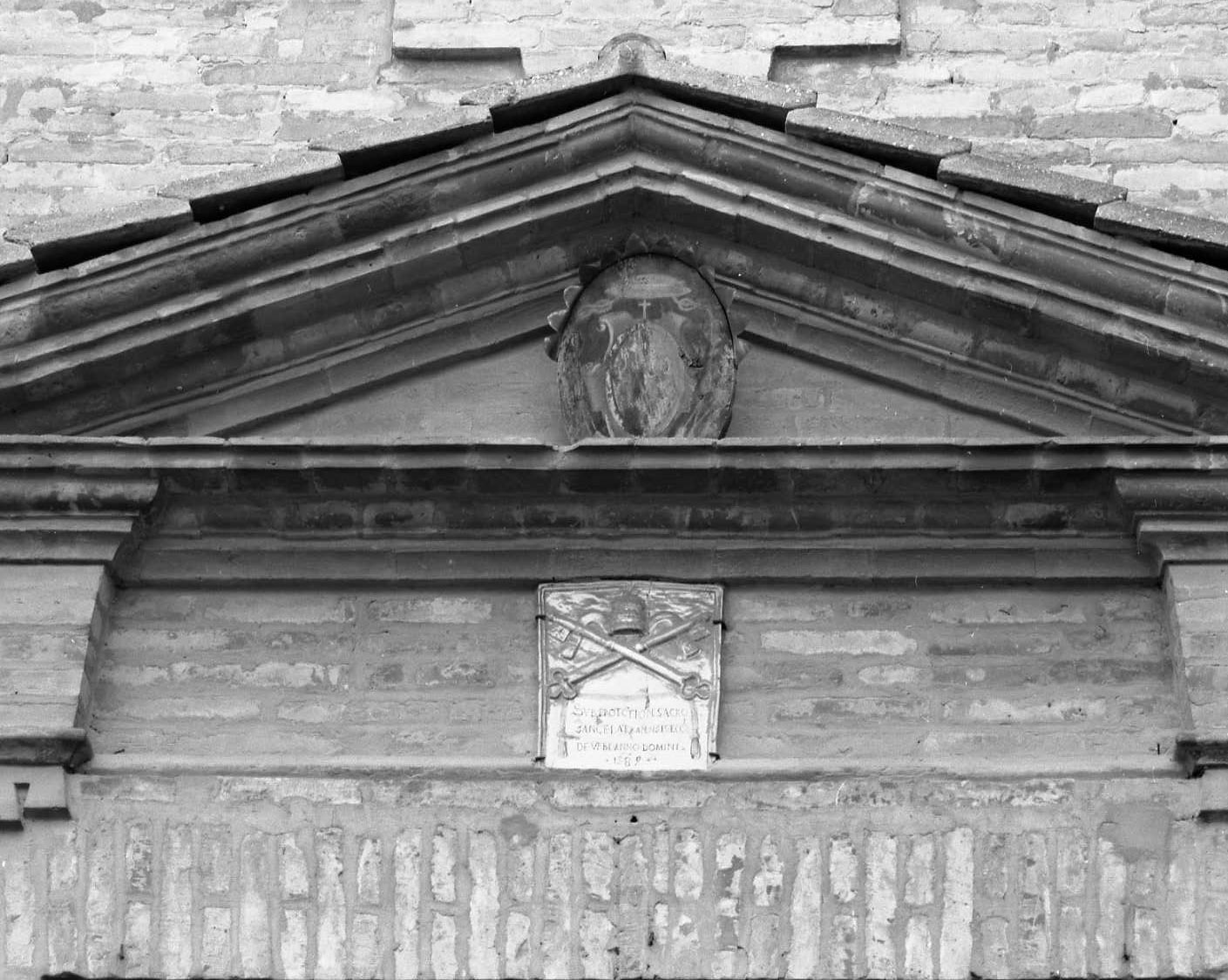 targa - bottega faentina (sec. XVI)