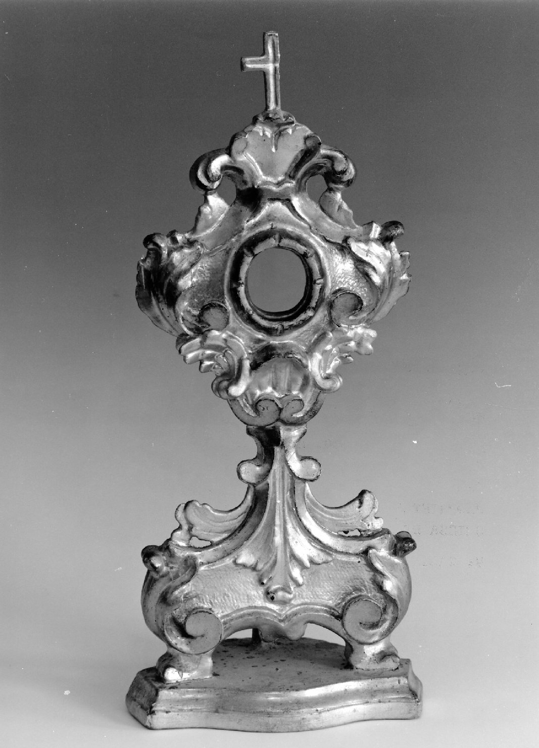 reliquiario - a ostensorio - ambito tosco-romagnolo (fine sec. XVIII)