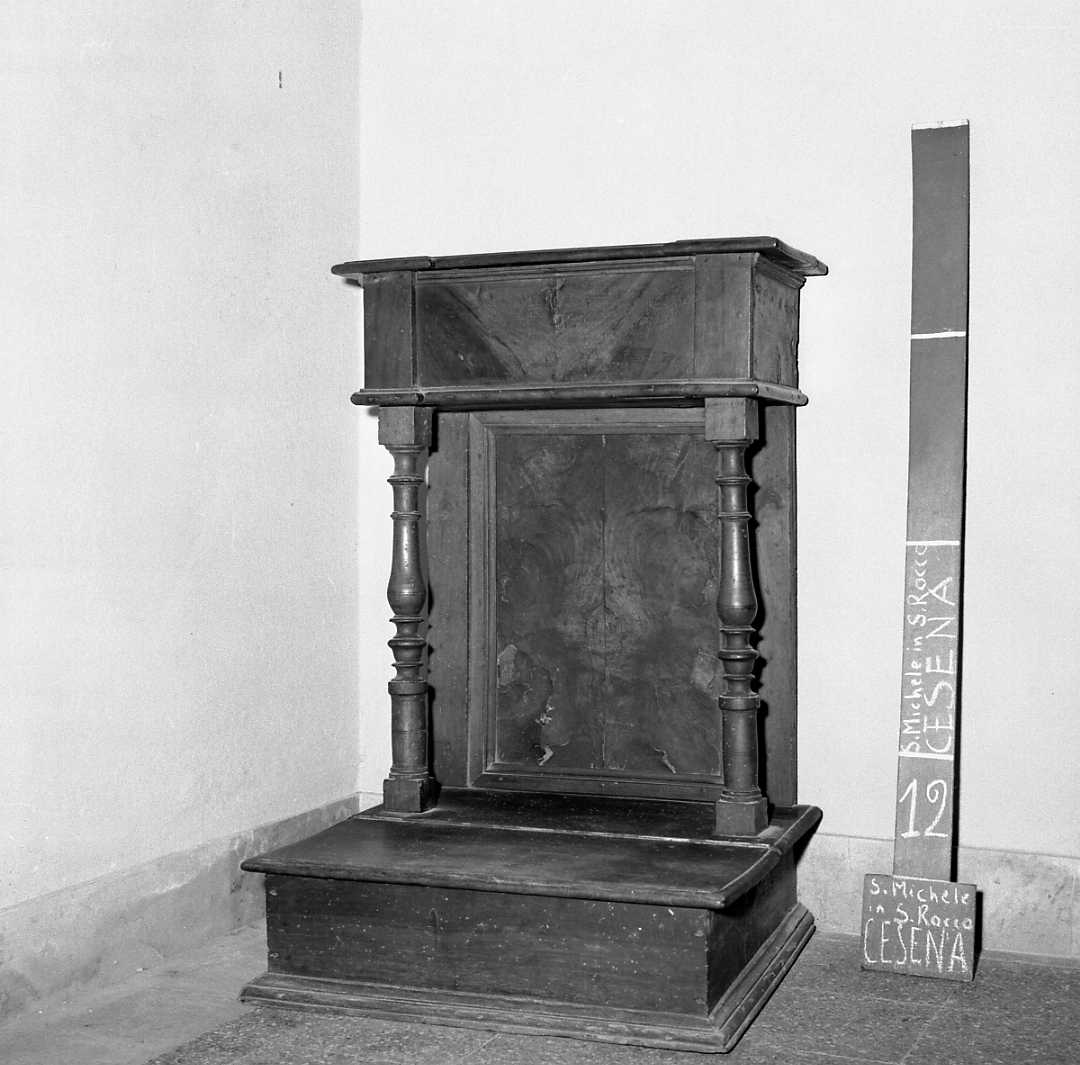 inginocchiatoio - bottega romagnola (sec. XVII)