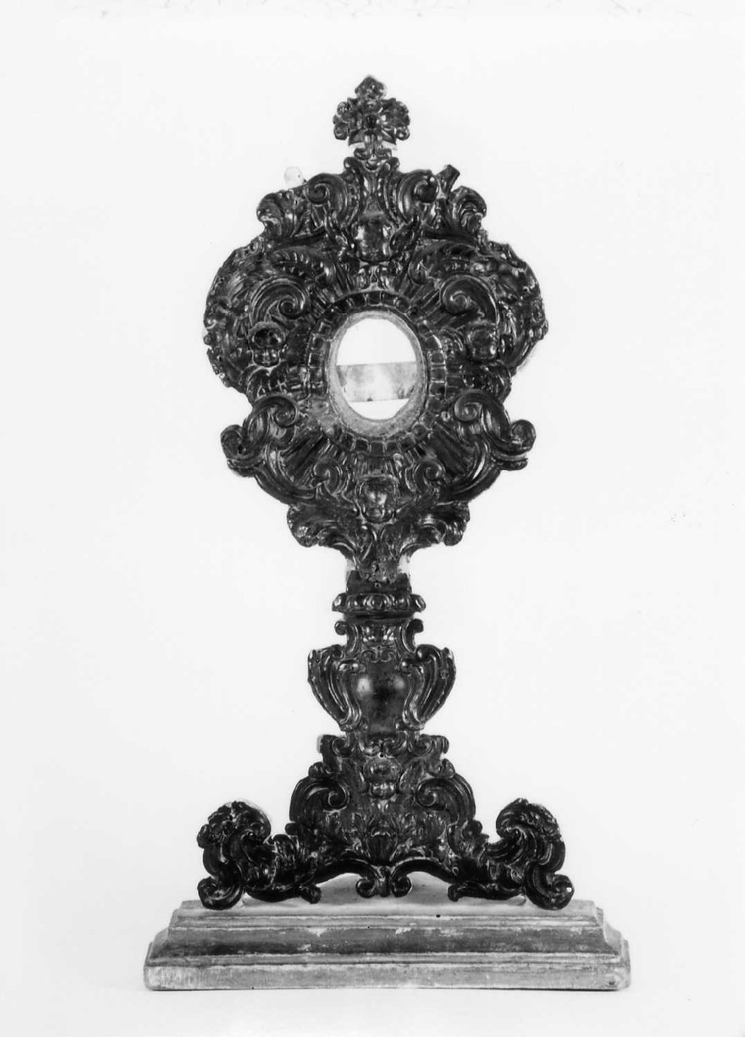 reliquiario - a ostensorio - bottega romagnola (seconda metà sec. XVIII)