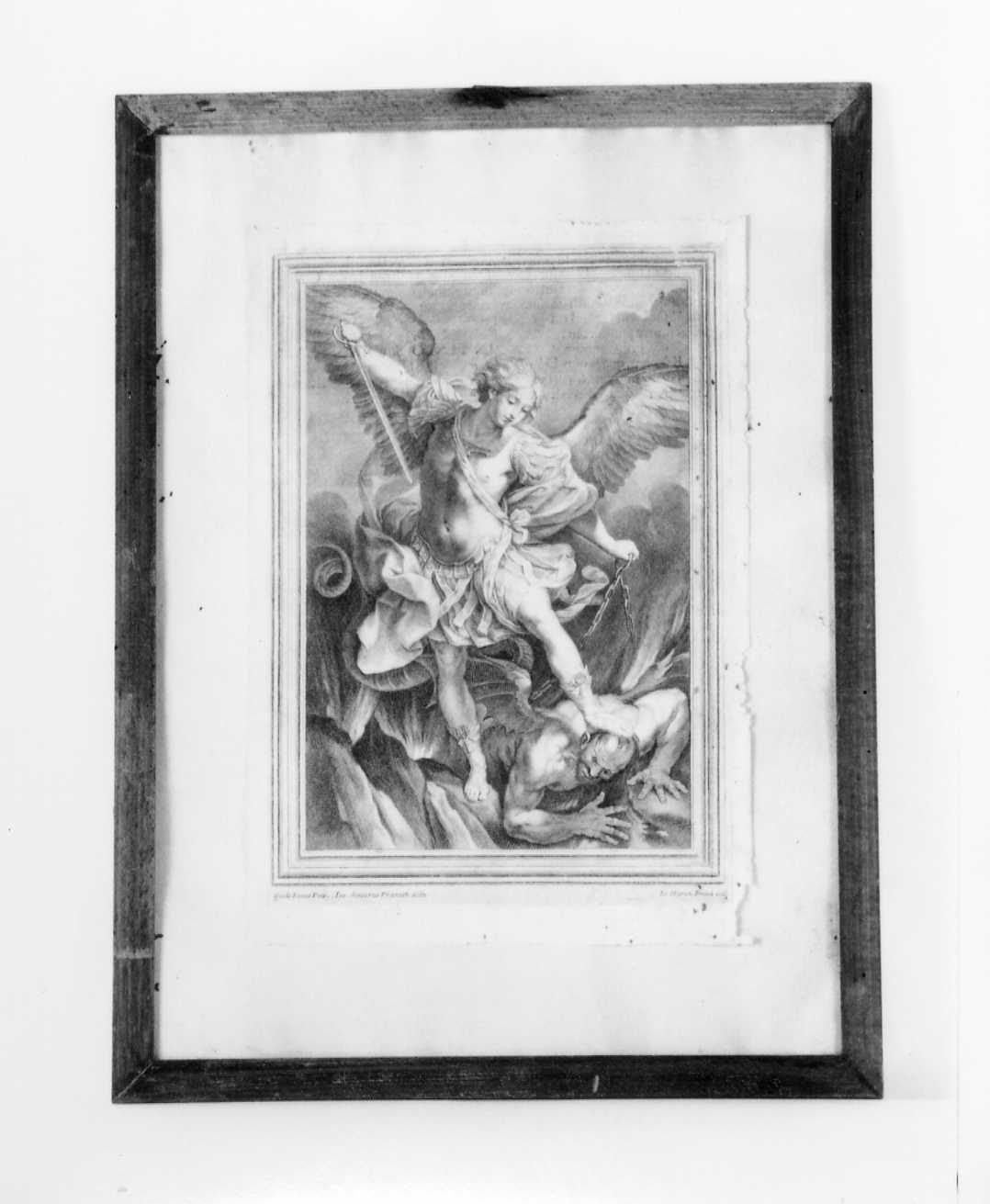 San Michele Arcangelo (dipinto) di Frezza Giovanni Gerolamo (primo quarto, primo quarto sec. XVIII, sec. XVIII)