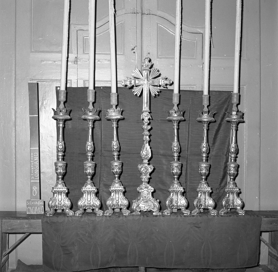 candeliere - bottega romagnola (fine/inizio secc. XVIII/ XIX)