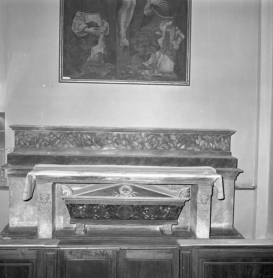 altare - bottega romagnola (metà sec. XIX)