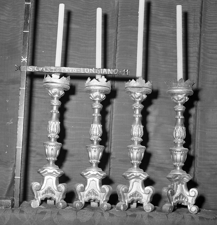 candeliere - bottega romagnola (prima metà sec. XVIII)