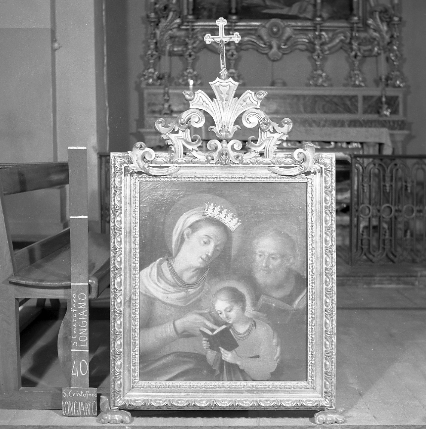 Maria vergine bambina e i SS. Anna e Gioacchino (dipinto) - ambito romagnolo (ultimo quarto sec. XVIII)