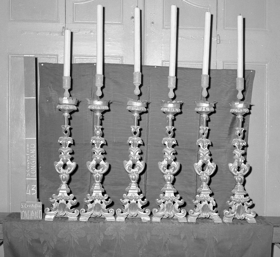 candeliere - manifattura bolognese (seconda metà sec. XVIII)