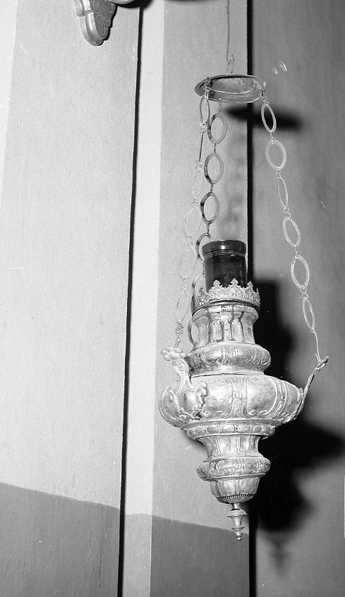 lampada pensile - bottega romagnola (seconda metà sec. XVIII)