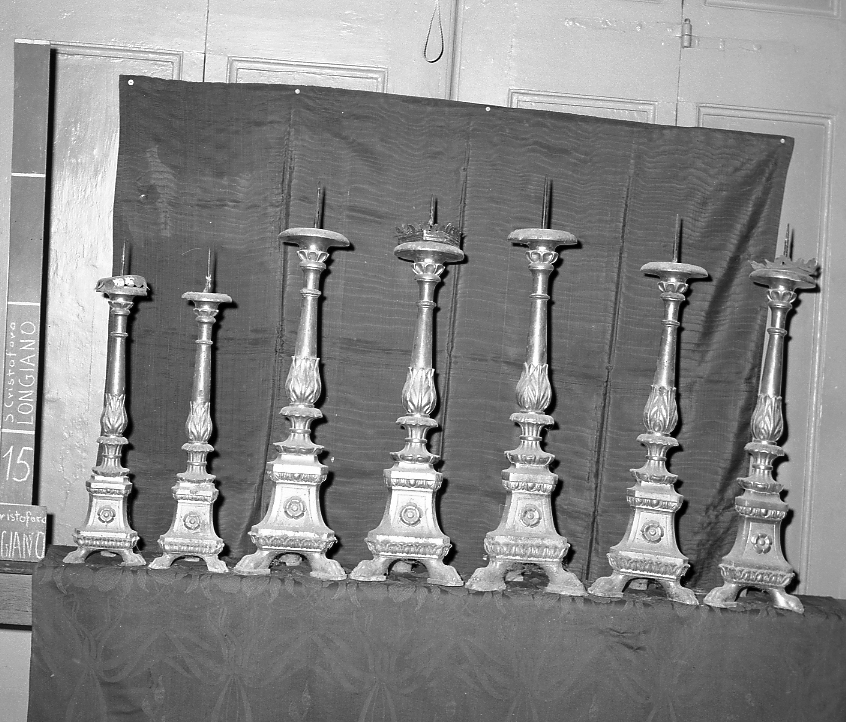 candeliere - bottega romagnola (sec. XIX)
