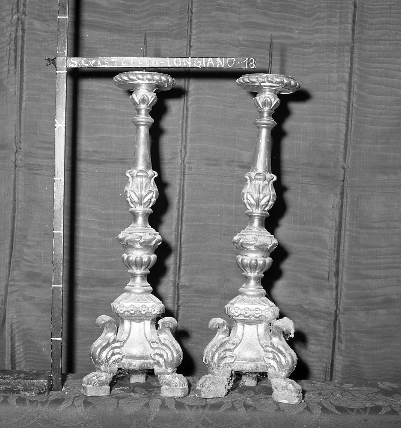 candeliere - bottega romagnola (seconda metà sec. XVIII)