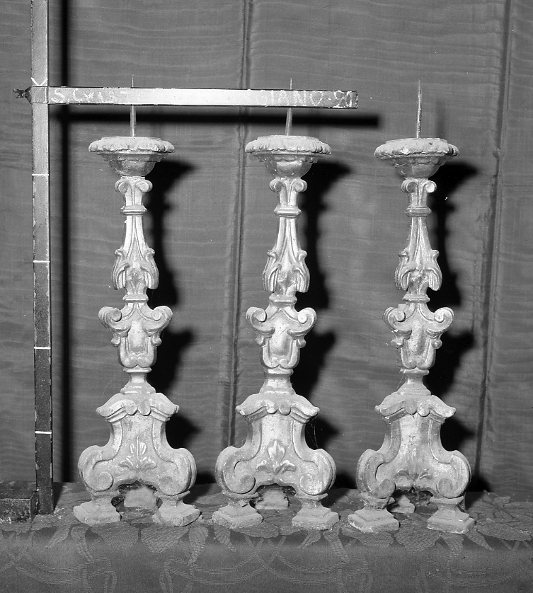 candeliere - bottega romagnola (metà sec. XVIII)