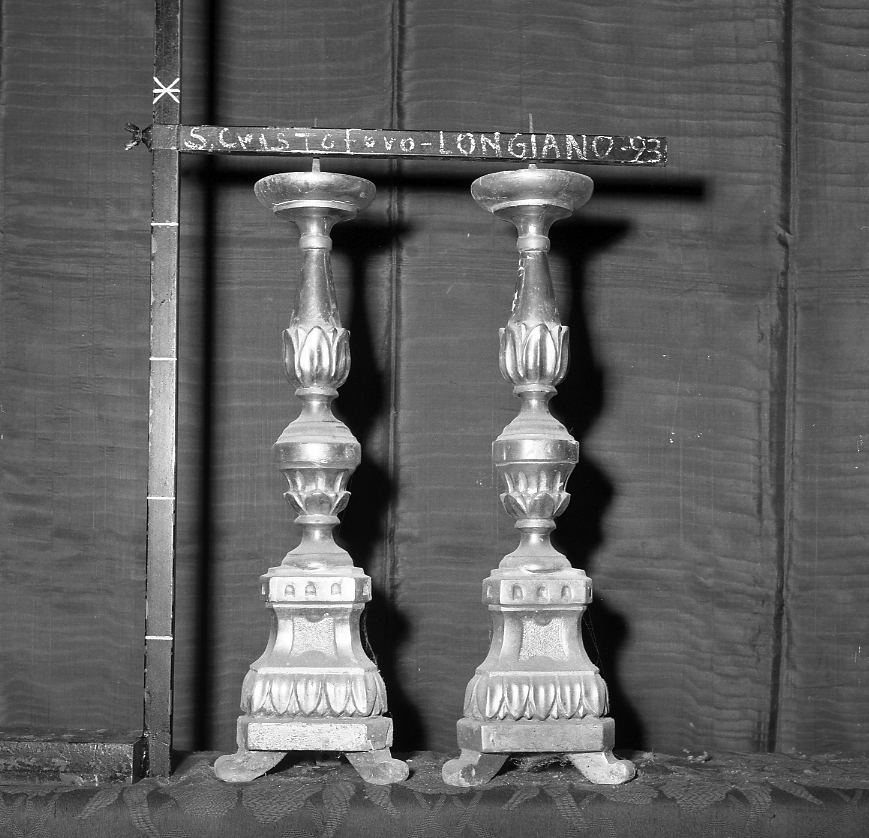 candeliere - bottega romagnola (sec. XIX)