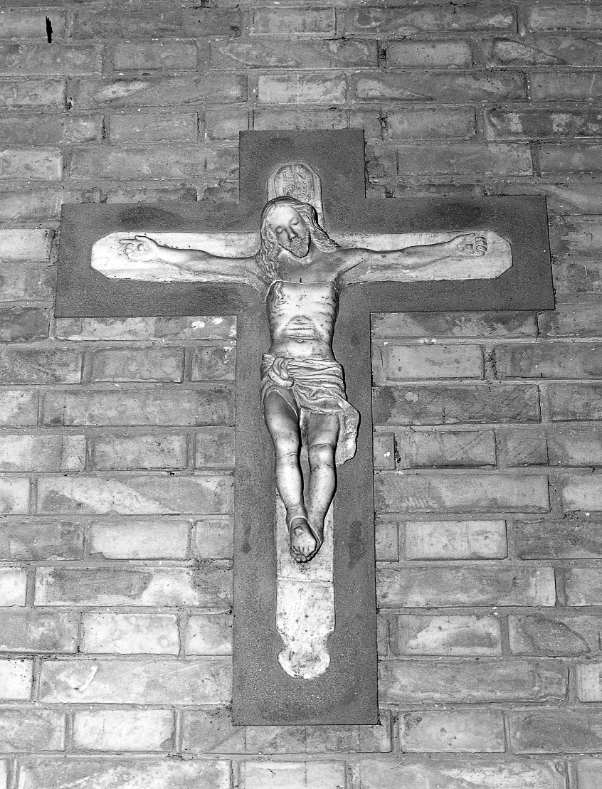 Cristo crocifisso (rilievo) - ambito tosco-romagnolo (seconda metà sec. XV)