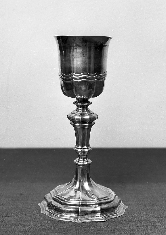 calice - ambito emiliano (prima metà sec. XVIII)