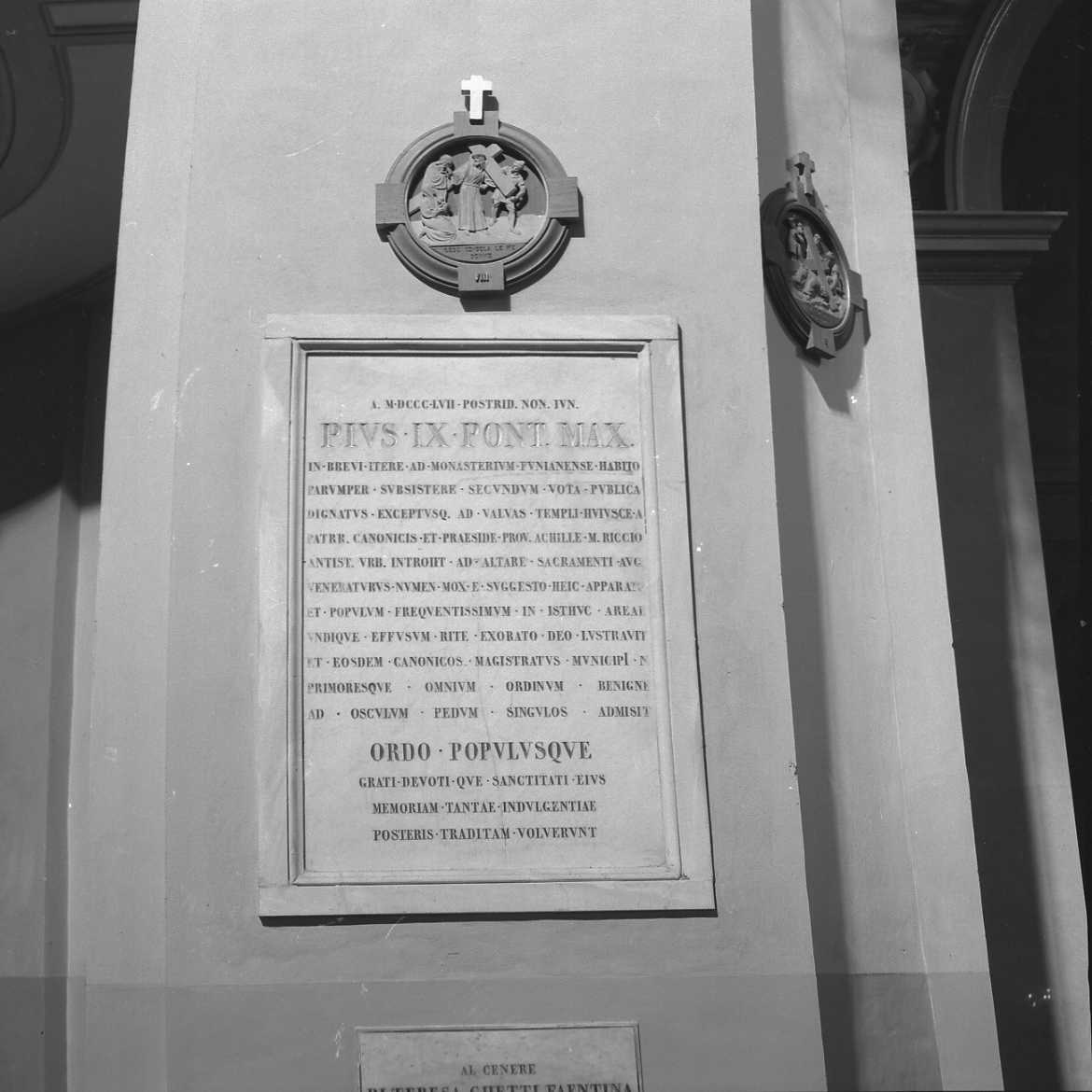 lapide documentaria - bottega romagnola (sec. XIX)