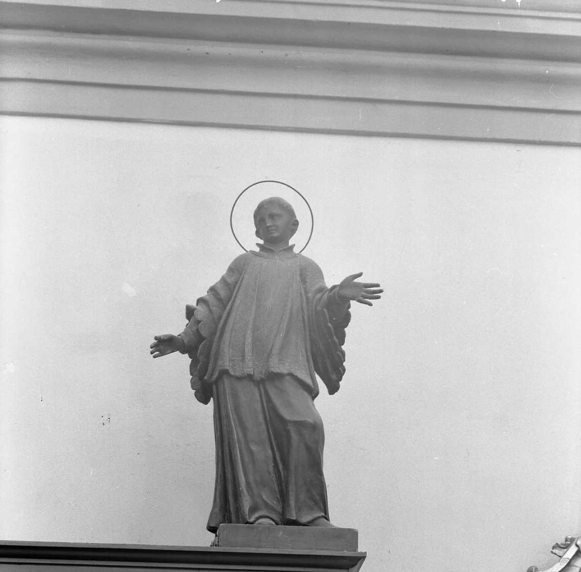 San Luigi Gonzaga (scultura) di Toselli Ottavio, Toselli Nicola (sec. XVIII)