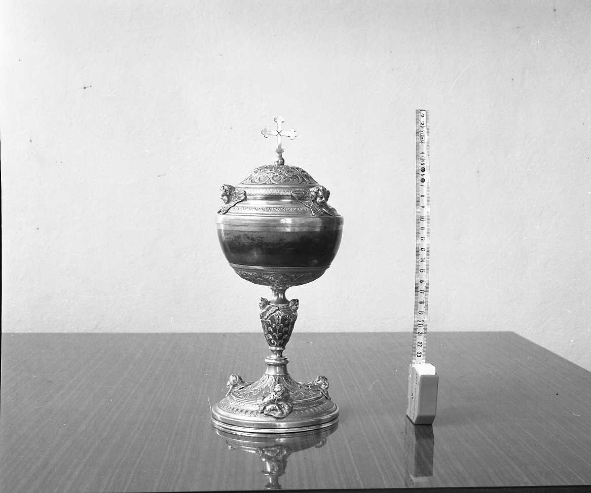 pisside - bottega italiana (seconda metà sec. XIX)