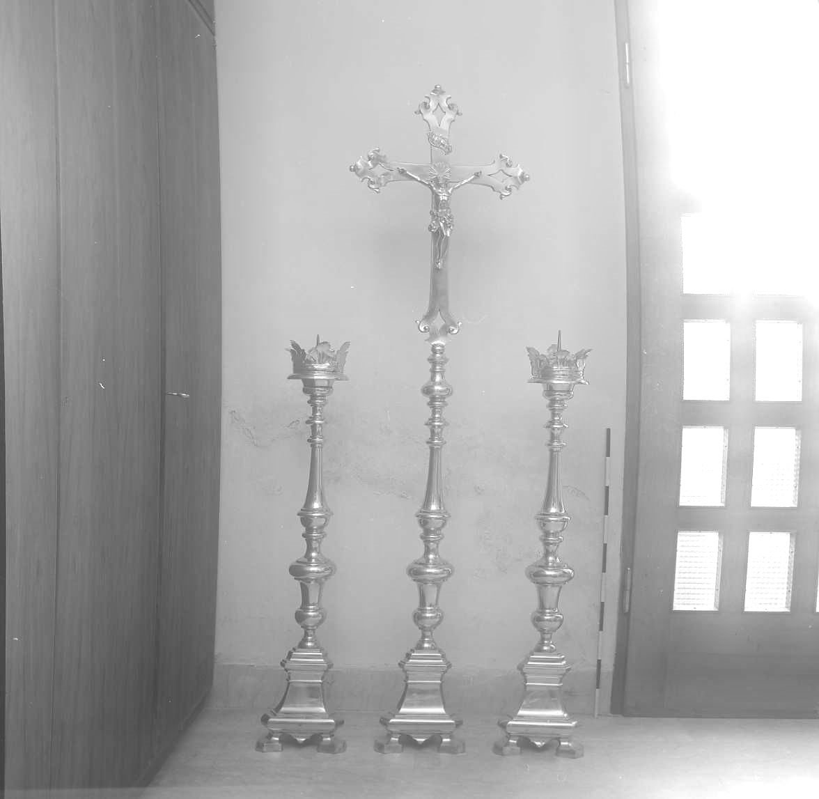 candeliere d'altare - bottega romagnola (sec. XVIII)