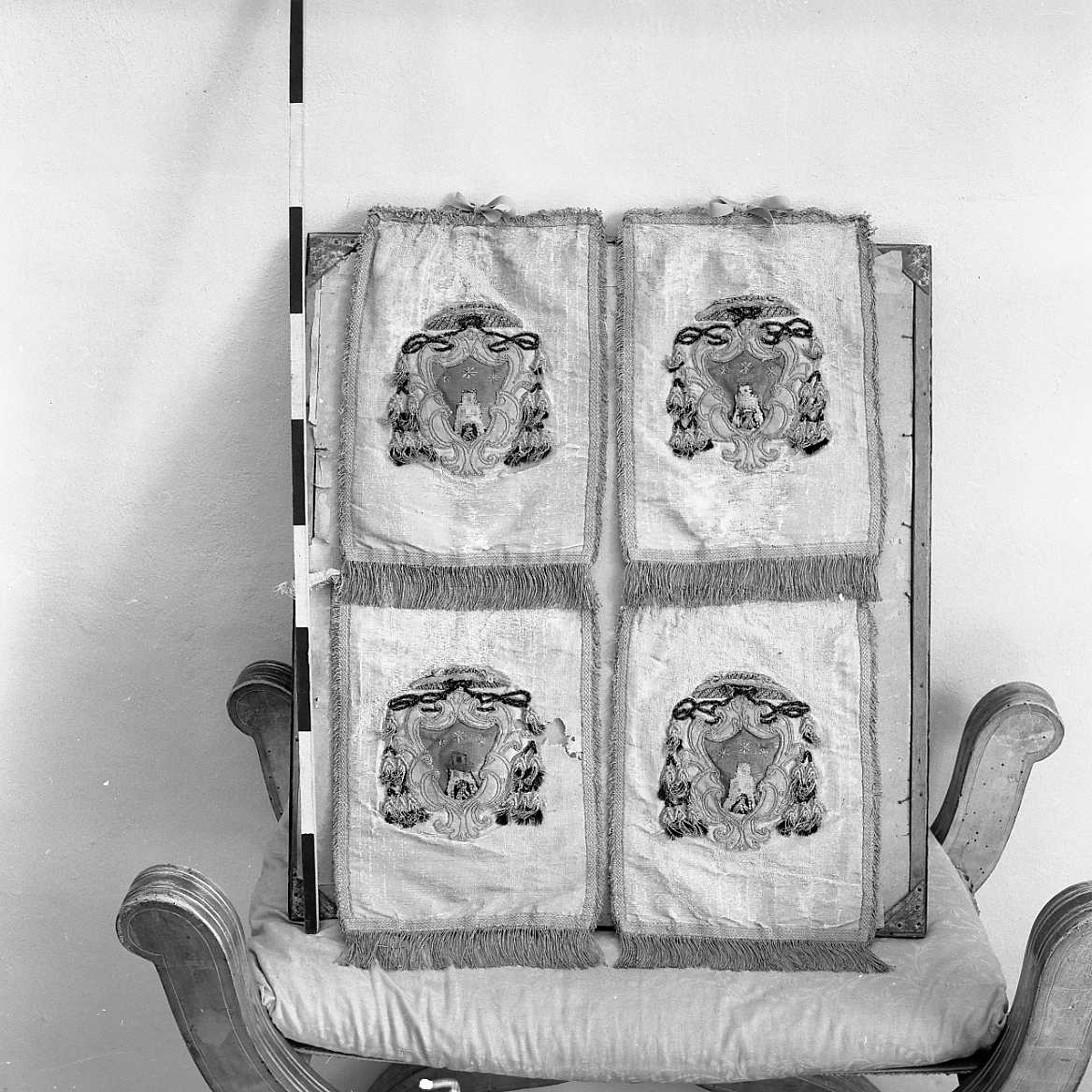 lambrecchino di baldacchino - manifattura romagnola (fine/inizio secc. XVII/ XVIII)