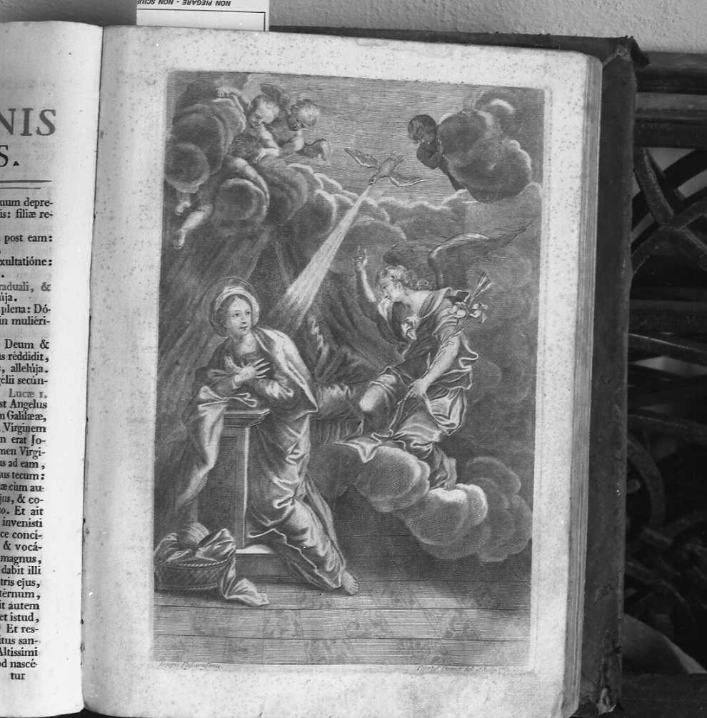 coperta di libro liturgico - bottega italiana (sec. XVIII)