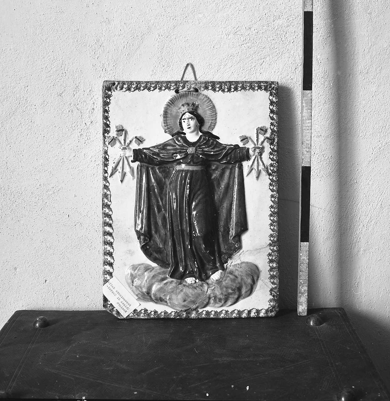 Madonna delle Grazie di Faenza (targa devozionale) - bottega faentina (sec. XIX)