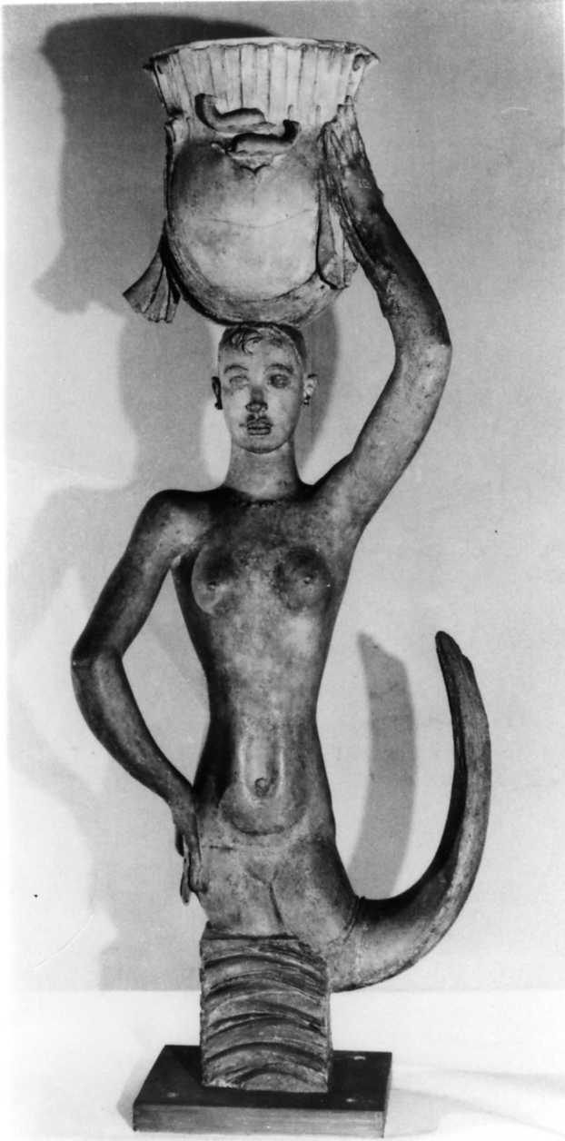 sirena (statua, coppia) di Andreotti Libero (sec. XX)