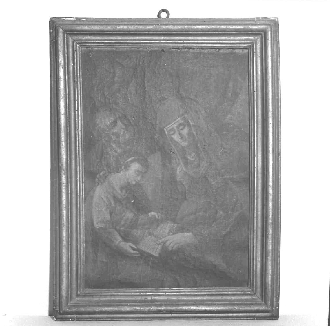 Sant'Anna insegna a leggere a Maria Vergine e San Gioacchino (dipinto) - ambito romagnolo (prima metà sec. XIX)