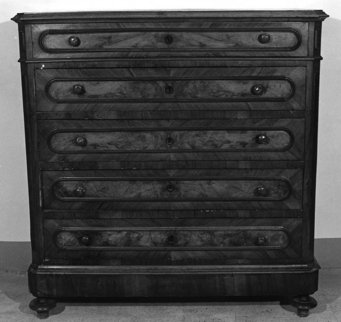 cassettone - manifattura romagnola (seconda metà sec. XIX)