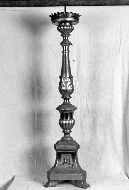 candeliere - manifattura romagnola (seconda metà sec. XIX)