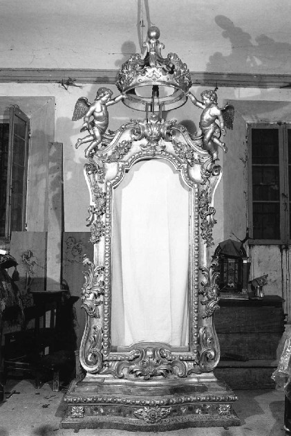 tronetto per esposizione eucaristica - manifattura romagnola (sec. XVIII)