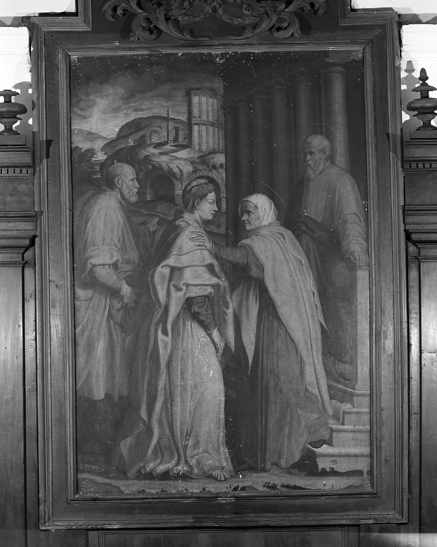 visitazione (dipinto) - ambito romagnolo (sec. XVI)