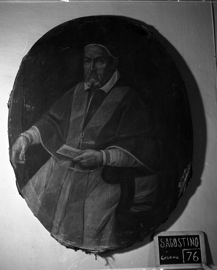 ritratto di pontefice (dipinto) - ambito emiliano-romagnolo (sec. XIX)