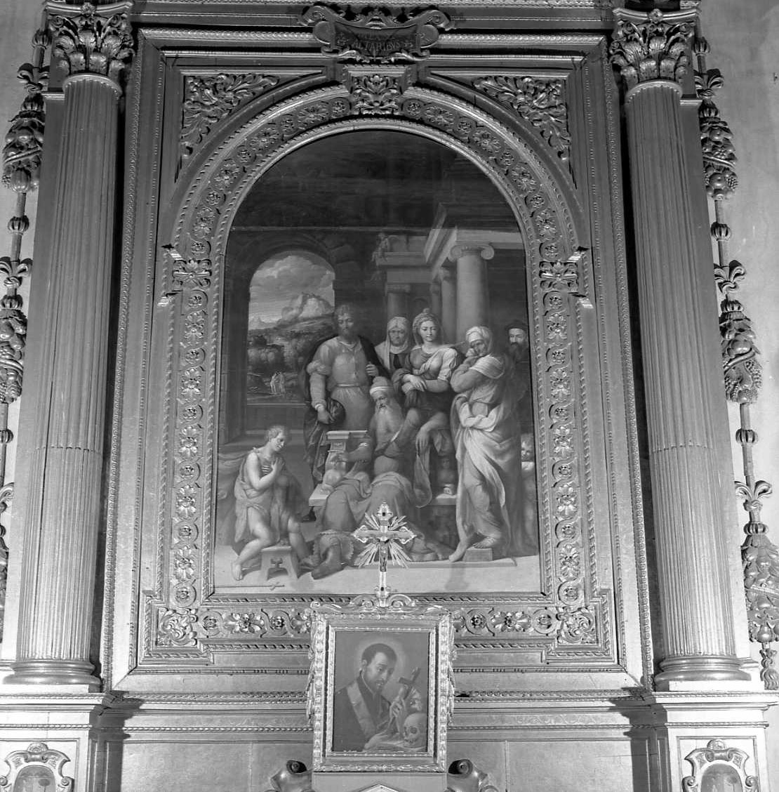 San Giovanni Battista si congeda dal padre Zaccaria (dipinto) di Tisi Benvenuto detto Garofalo (metà sec. XVI)