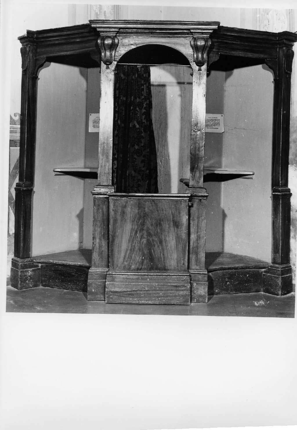 confessionale - manifattura romagnola (sec. XIX)