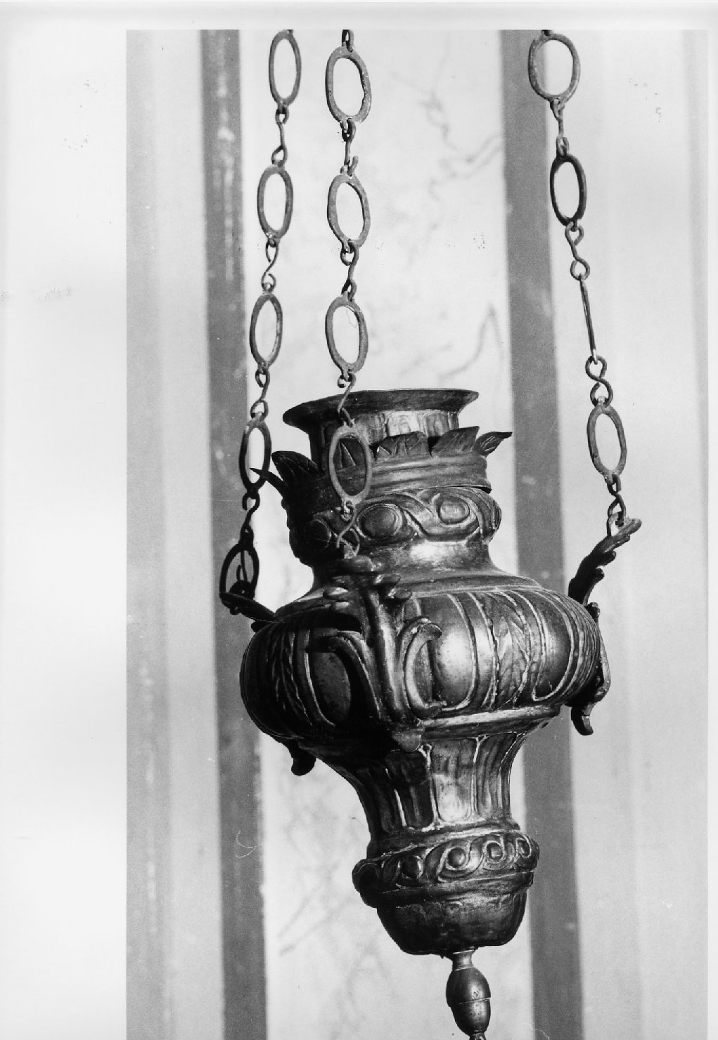 lampada pensile - manifattura romagnola (sec. XIX)