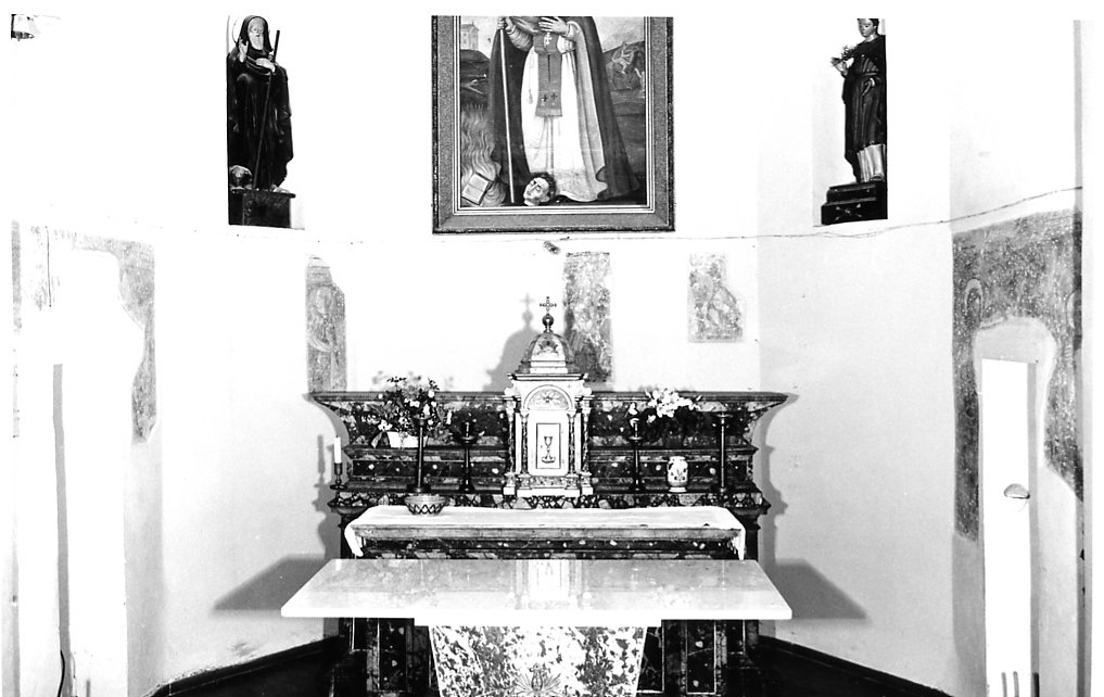 dipinto, frammento - ambito romagnolo (sec. XV, sec. XV)