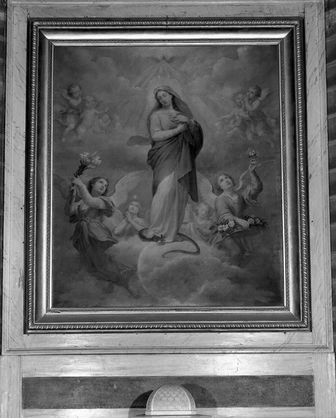 Immacolata Concezione (dipinto) di Gagliardi Pietro (sec. XIX)