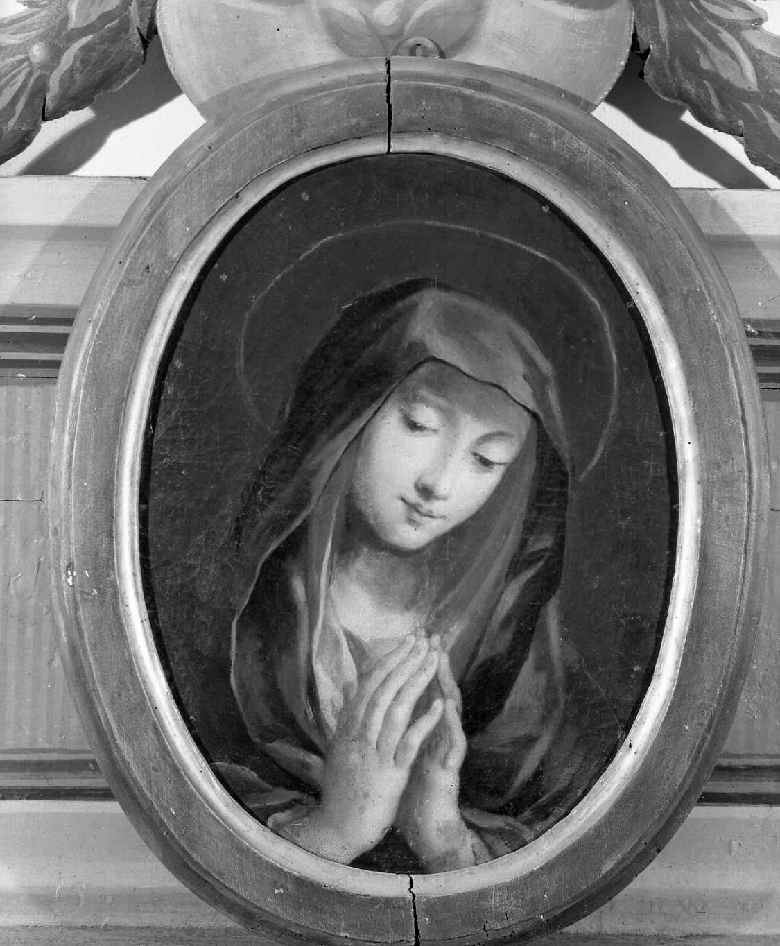 Madonna (dipinto) di Parolini Giacomo (cerchia) (sec. XVIII)