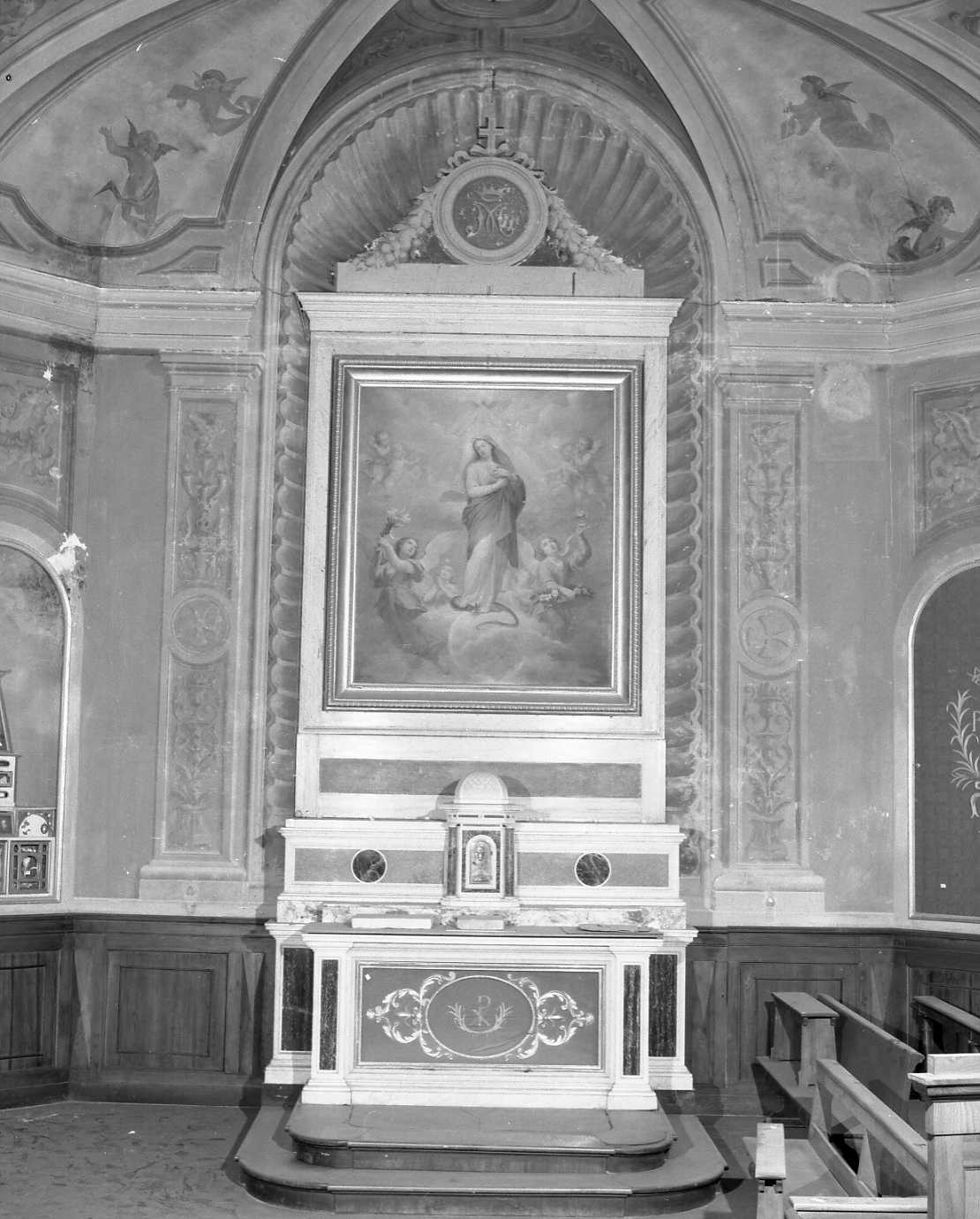 altare, elemento d'insieme - bottega romagnola (fine sec. XIX)