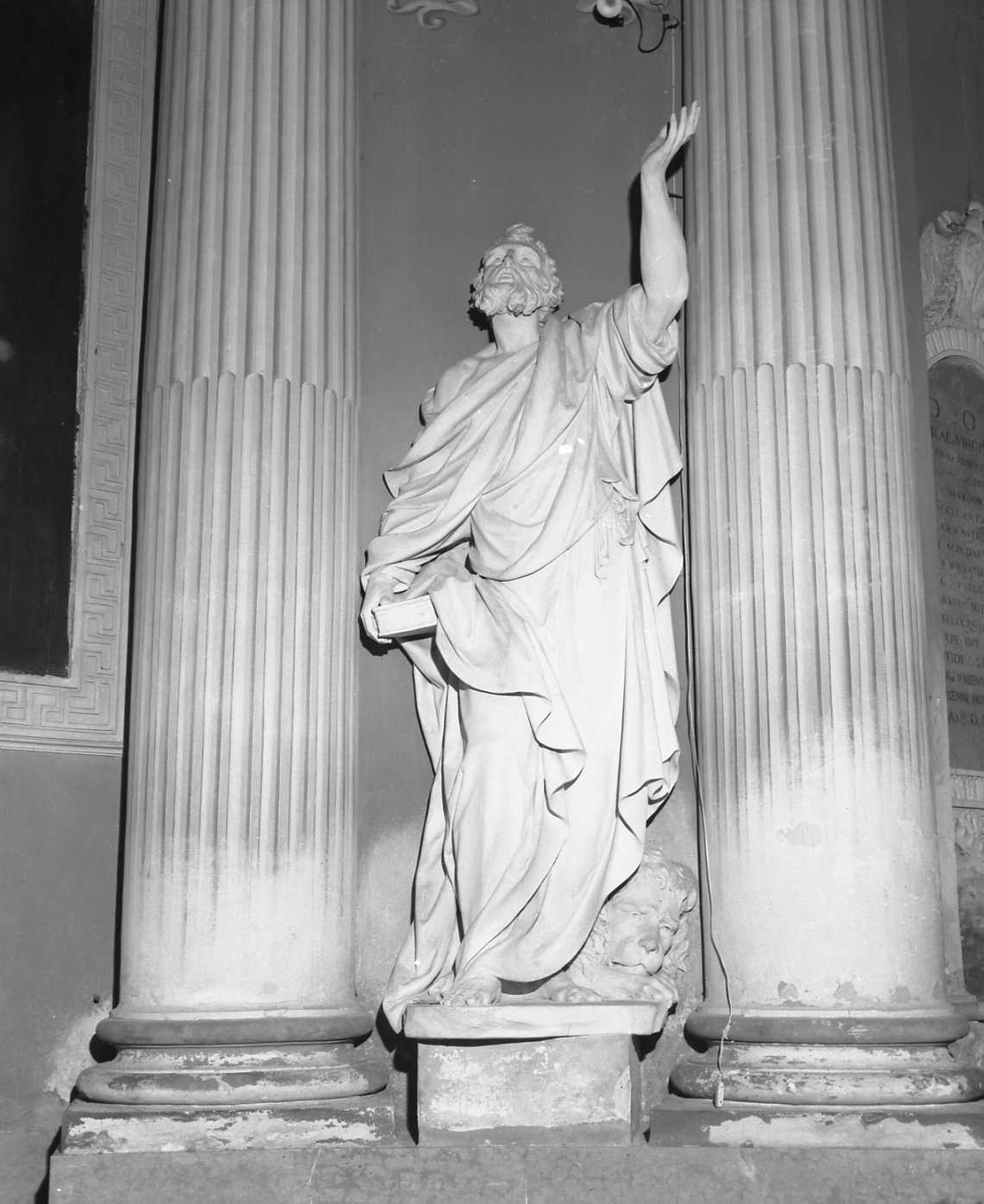 San Marco Evangelista (statua, ciclo) di Trentanove Antonio (sec. XVIII)