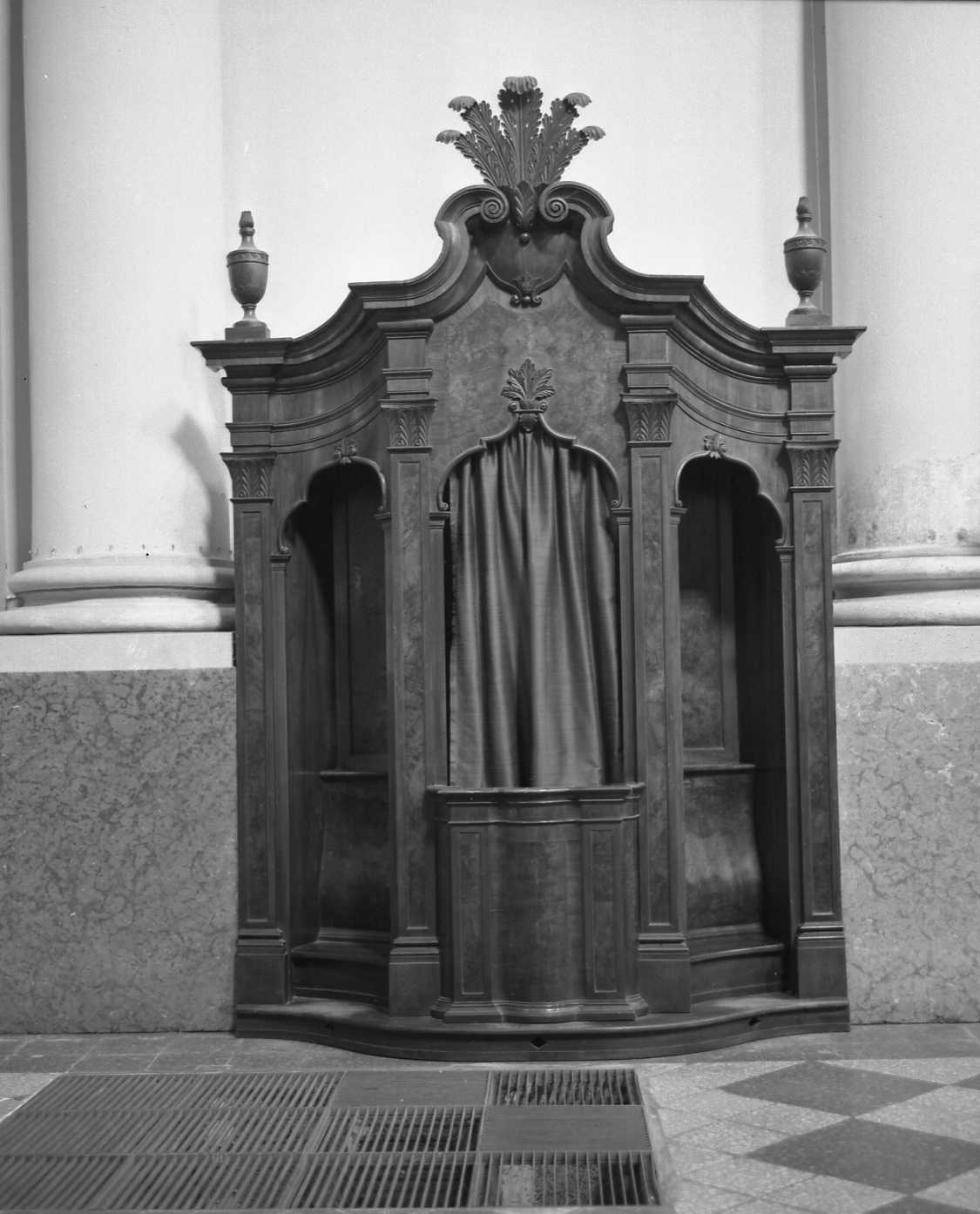confessionale - bottega romagnola, bottega romagnola (sec. XVIII)