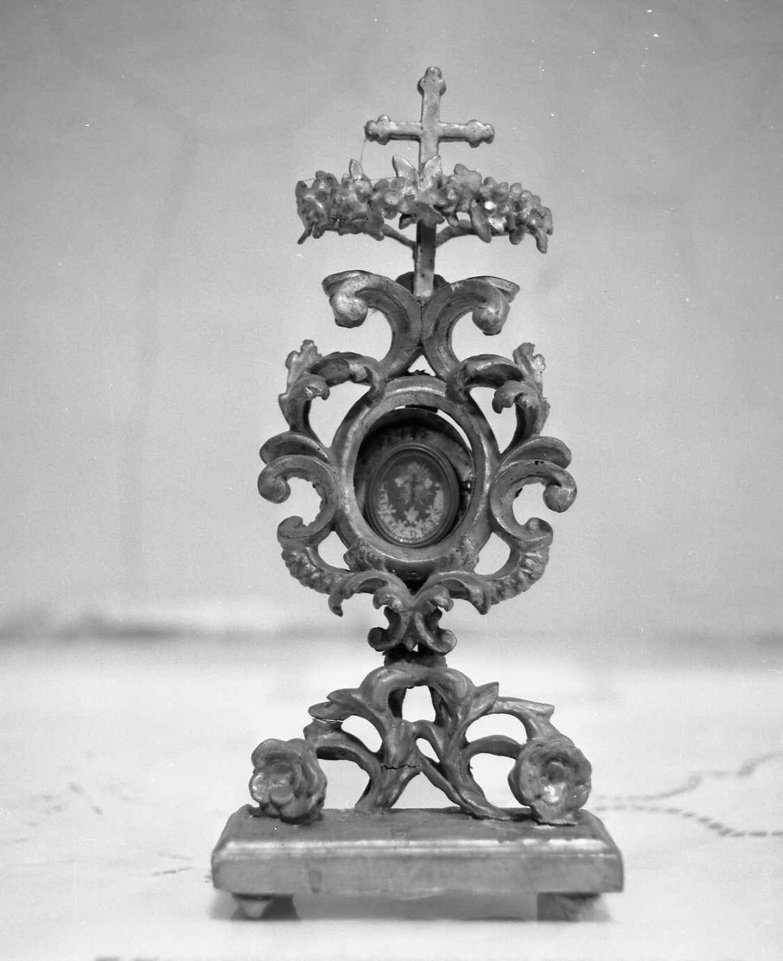 reliquiario - a ostensorio - bottega romagnola (metà sec. XVIII)