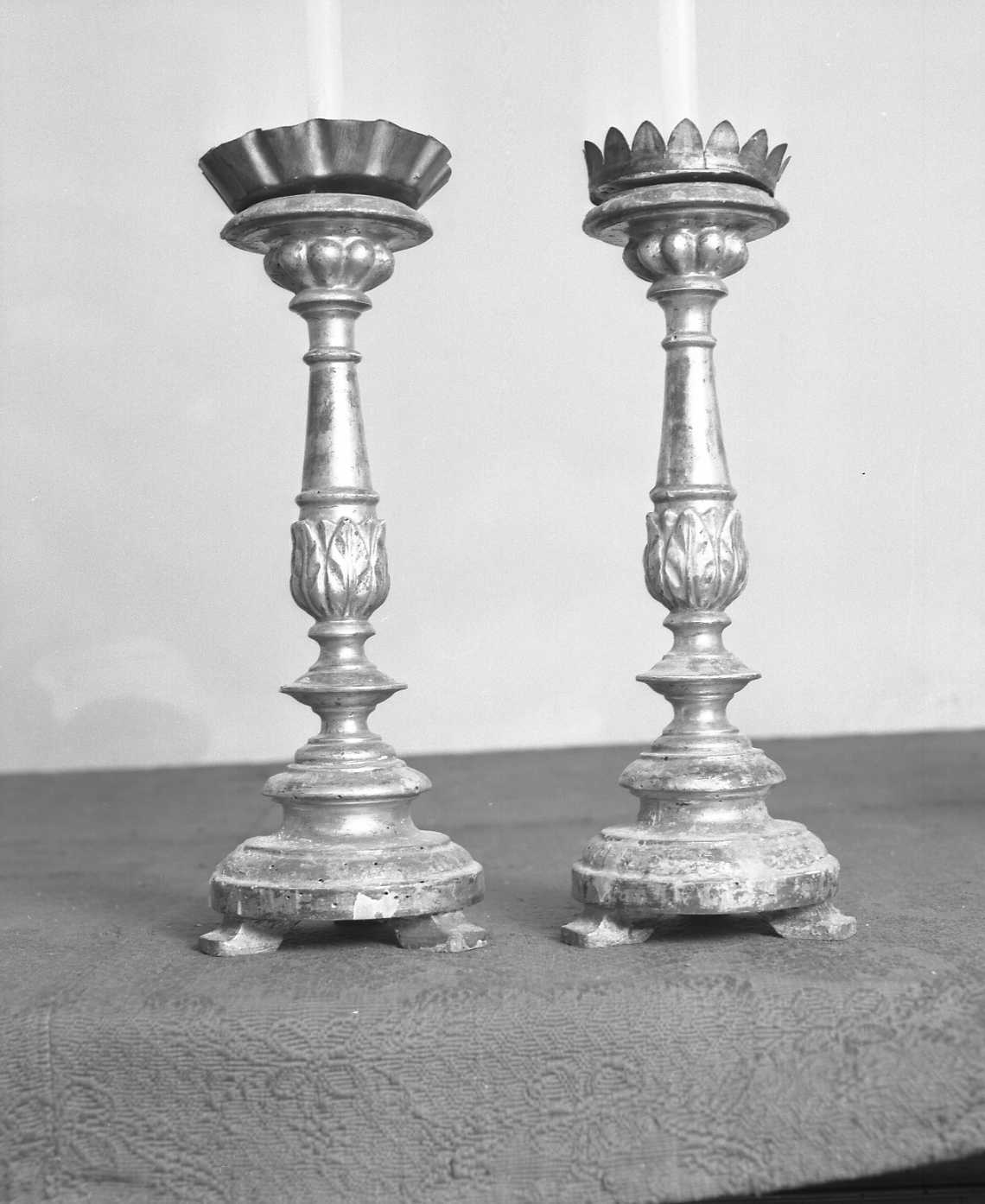 candeliere - bottega romagnola (prima metà sec. XIX)