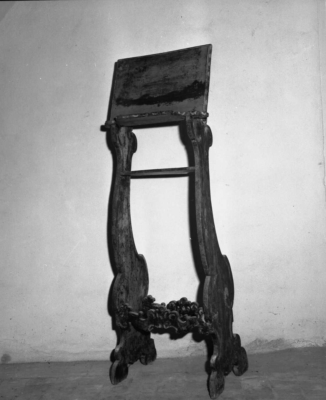 leggio - bottega romagnola (sec. XVIII)