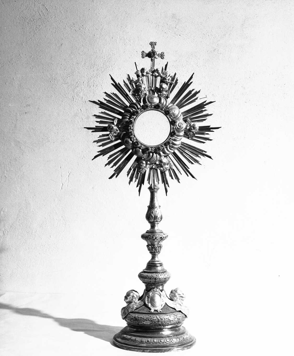 ostensorio - bottega romagnola (seconda metà sec. XIX)