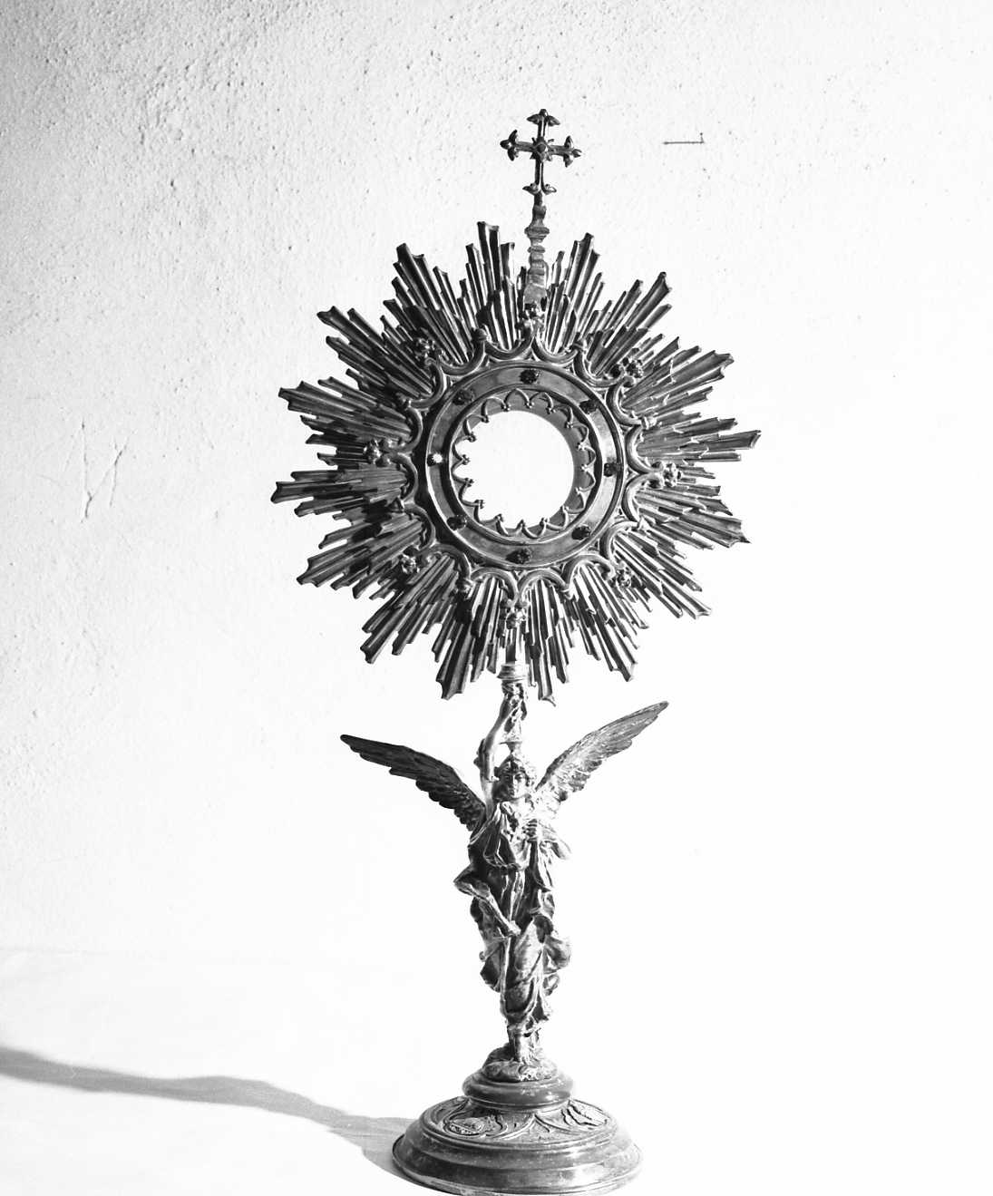 ostensorio - bottega italiana (inizio sec. XX)