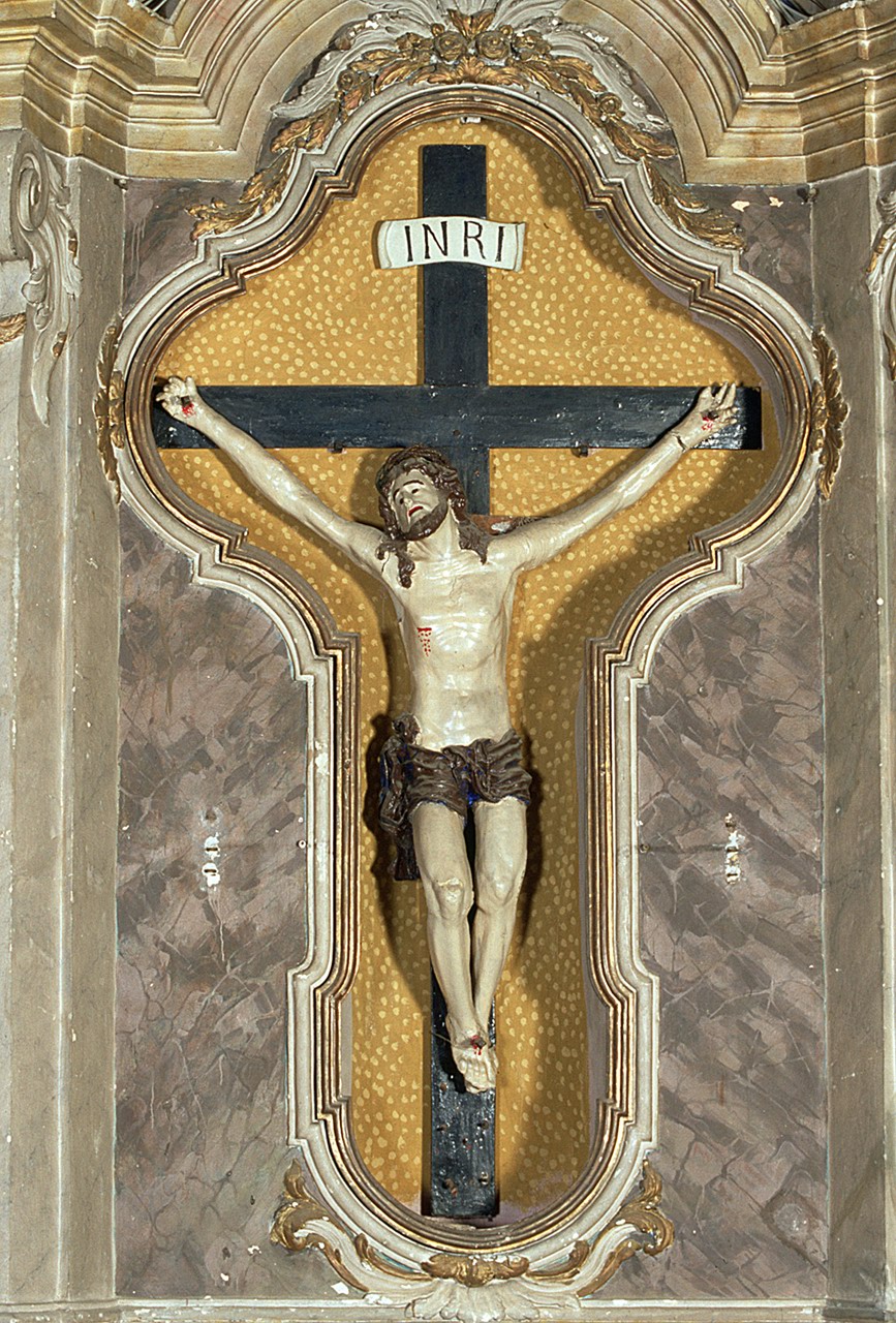 Cristo crocifisso (scultura) - bottega ferrarese (metà sec. XVIII)