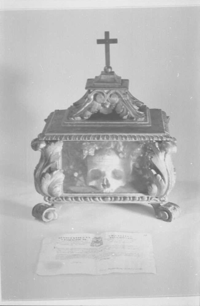 reliquiario - bottega romagnola (sec. XVIII)