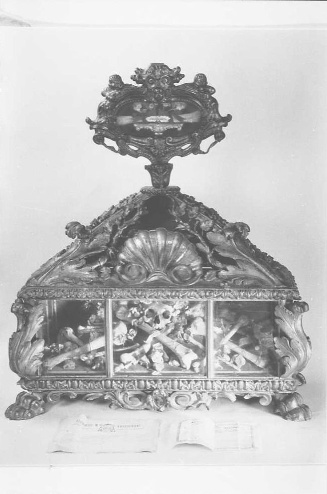 reliquiario - bottega romagnola (sec. XVIII)
